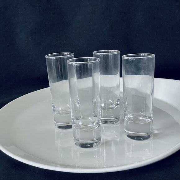 NWOT Set of 4 Tall Shot Glasses - Picture 1 of 5